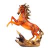 Elegant Horse Statue Resin Sculpture Desktop Decors For Home Office Decoration Hand Painted Detail 18cm Length