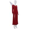 Shrek Cosplay Costume Fairy Dress Long Dress Red Gown Long Dress Set Movie Character Performance Costume