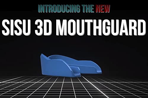 SISU 3D-Mundschutz, 3D-Mundschutz, hergestellt in den USA, 8 Farben, M, individuelle Passform, Sport-Mundschutz für Erwachsene, Fußball, Baseball, Skateboarding, Basketball, Skifahren