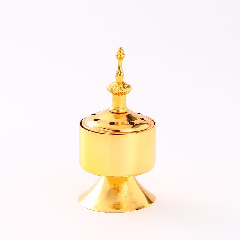 2021 Creative Metal Ornament: Iron Art Incense Burner & Candle Holder for Indoor Use
