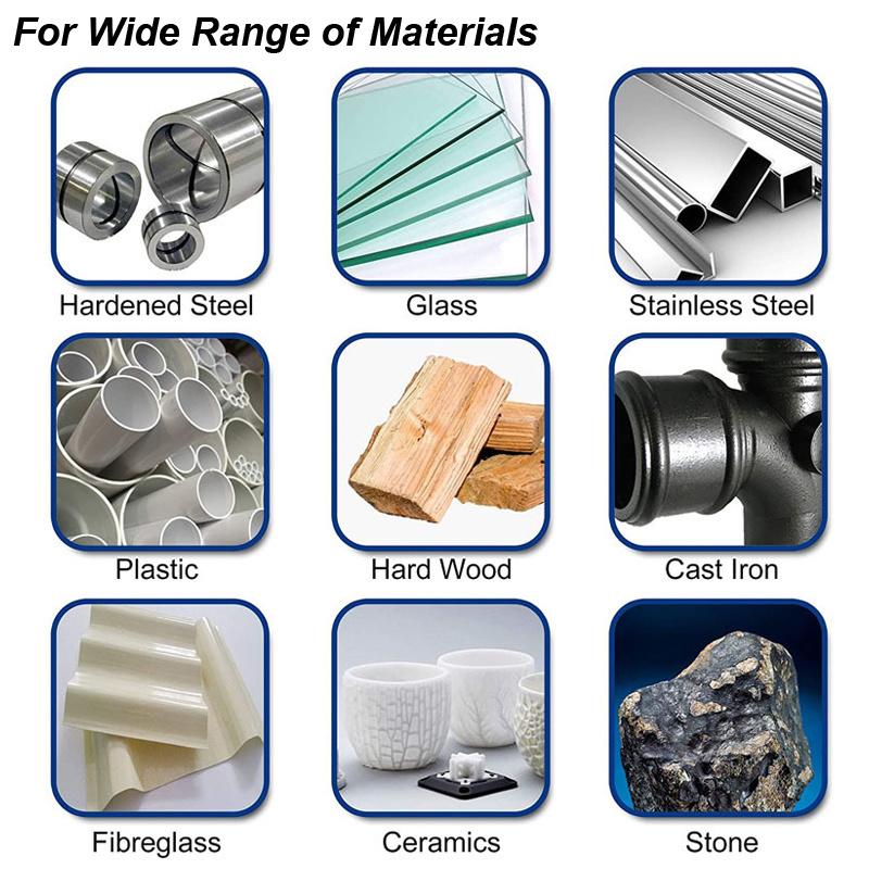 Tungsten Carbide Burrs Set 6mm Shank Double Cut Solid Power Tools Rotary Files Bits for Die Grinder Metal Wood Cutter Milling