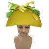 Kreativní Halloweenský Klobouk Hranolky Látkový Personalizovaný Taco Obruč do Vlasů Vtipný Žlutý Kreativní Klobouk Pizza Cosplay