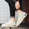 Fashion Men Work Shoes Outdoor High Top Casual Shoes High Quality Leather Men's Boots Spring Sneakers Ankle boots Winter Designer Shoes