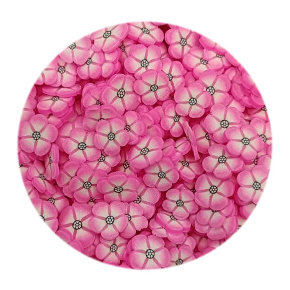 Mix Design Daisy Flower Polymer Clay Colorful Sprinkles for DIY Crafts Tiny Cute 5mm Plastic Klei Mud Particles