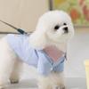 Spring and Summer Dog Thin Breathable Cute Lamb Striped Cartoon Vest Two-legged Shirt Cat Pet Dog Clothes