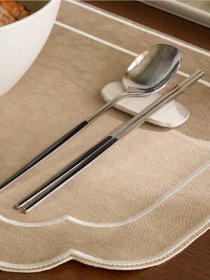 Casamia shine zestaw sztućców_czarny