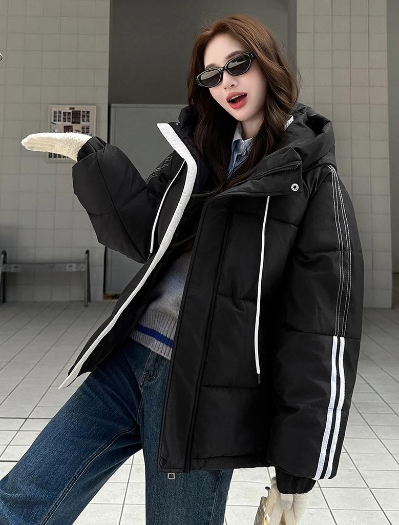 Women’s Short Hooded Windproof Thicken Warm Winter Jacket 3 Colors