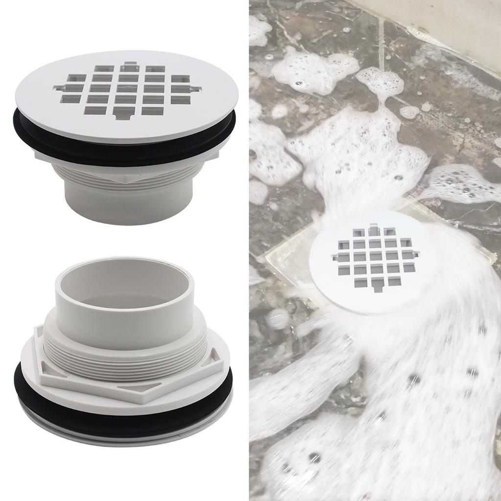 Portable Odor Resistant Shower Drain Plastic Floor Drain for Kitchen Supplies Sinks and Bathroom Basins Home Accessory