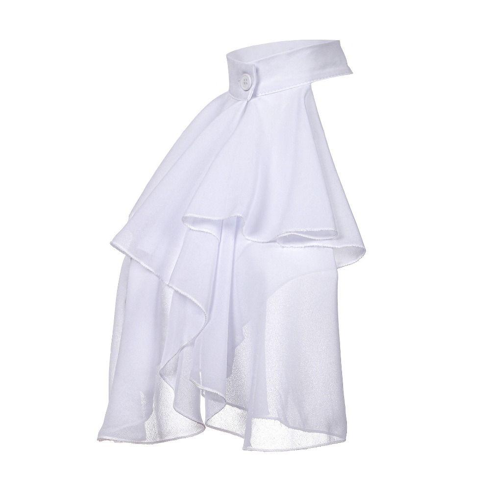 Detachable Lace Collar Vintage Elizabethan Neck Ruff Cameo Ruffled Collar  Historical Reenactment