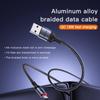 YESIDO CA129C 1.2m USB-C Cable 18W Fast Charging 3A Aluminum Alloy Data Sync Cord