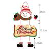 Santa Claus Christmas Hanging Flag Snowman Door Decor 2025 Door Sign Pendant  Party Decor