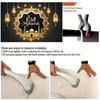 Eid Al-Adha Backdrop,Golden Lantern & Mosque Design,Ramadan Festival Photography Background,Photo Booth Prop,for Studio Photography,Event Supplies