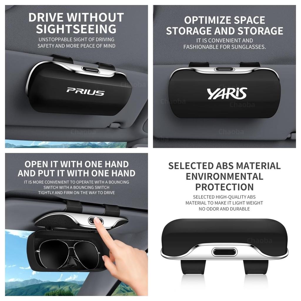 ZR-V Car Eyeglass Holder, Eyeglass Storage, Car Eyeglass Clip, Sun Visor Pocket, Card Storage