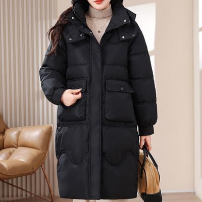 XL-8XL Oversized Outerwear Women Winter Long Parkas Hooded Casual Loose Thick Warm Lady Jackets Plus Size Women Clothing