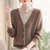 2025 Women's Plus Size Elegant Velvet-Lined Winter Sweater