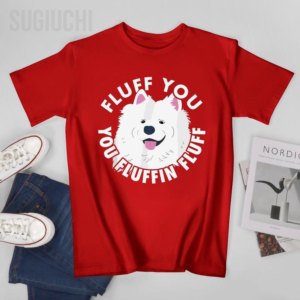 Unisex Unisex Fluff You Fluffin I Funny Samoyed Saying Dogs Dad Tshirt Tees T Shirts WoUnisex Boys 100 Cotton TShirt