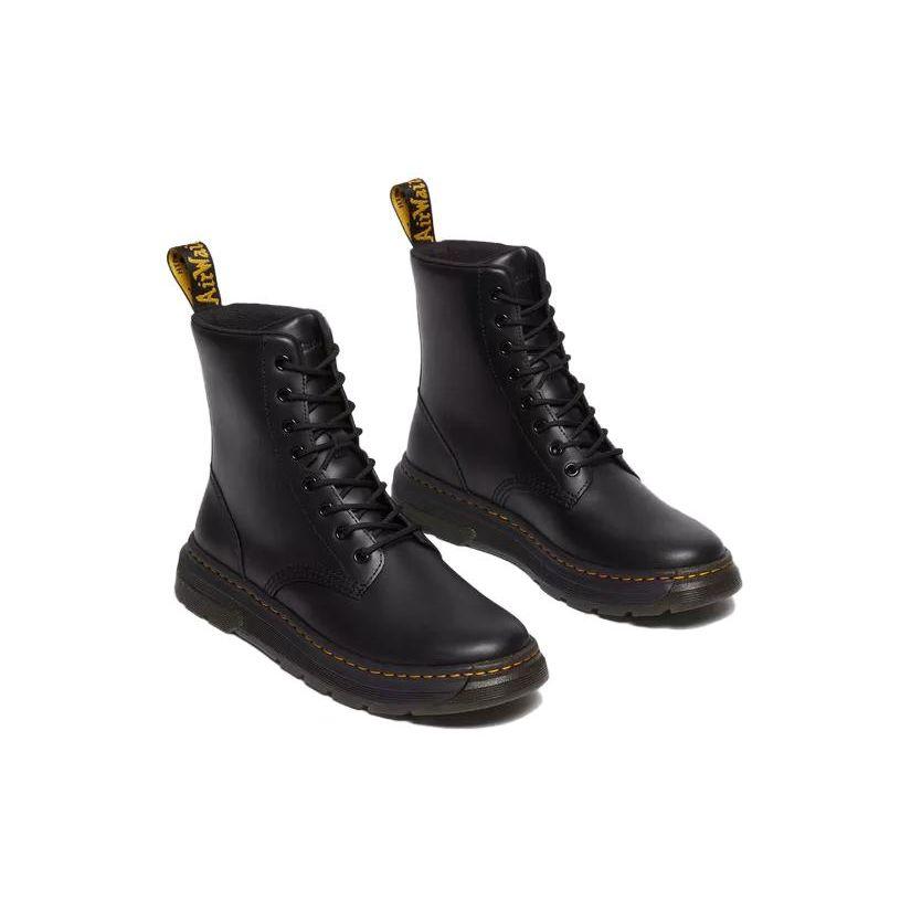 Dr. Martens Round Toe Lace-Up Short Boots Unisex boots Black 31222001