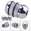 Universal Car Aluminum 5 Speed Black Gear Shift Knob Shifter Lever Head Stick M