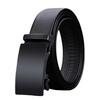 Men’s Automatic Buckle Leather Belt with Customizable Logo - Perfect for Business and Casual Wear