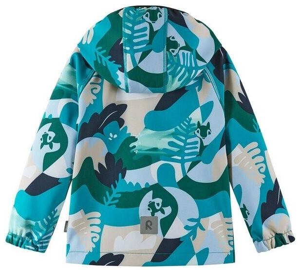 Детская куртка Reima Vantti из софтшелла зеленого цвета