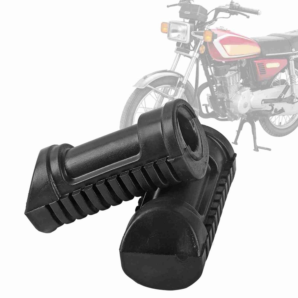 Motorcycle Front Footpegs Plate Footrest Rubber Pad Grip Cover for Honda 125cc CG 125