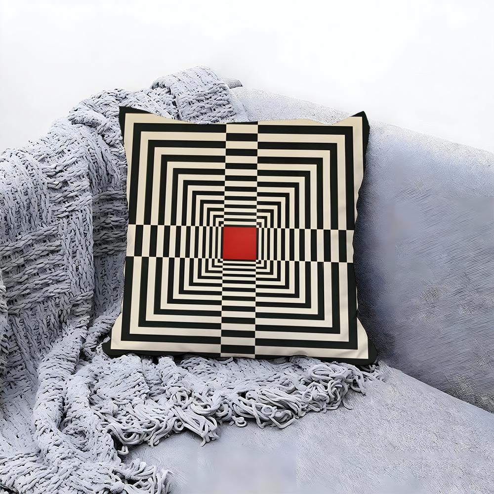 Rustic Log Cabin Pattern Decor Cushion Cover Premium Comfort Reversible Pillow Cove in One Design for Any Room Car Interior