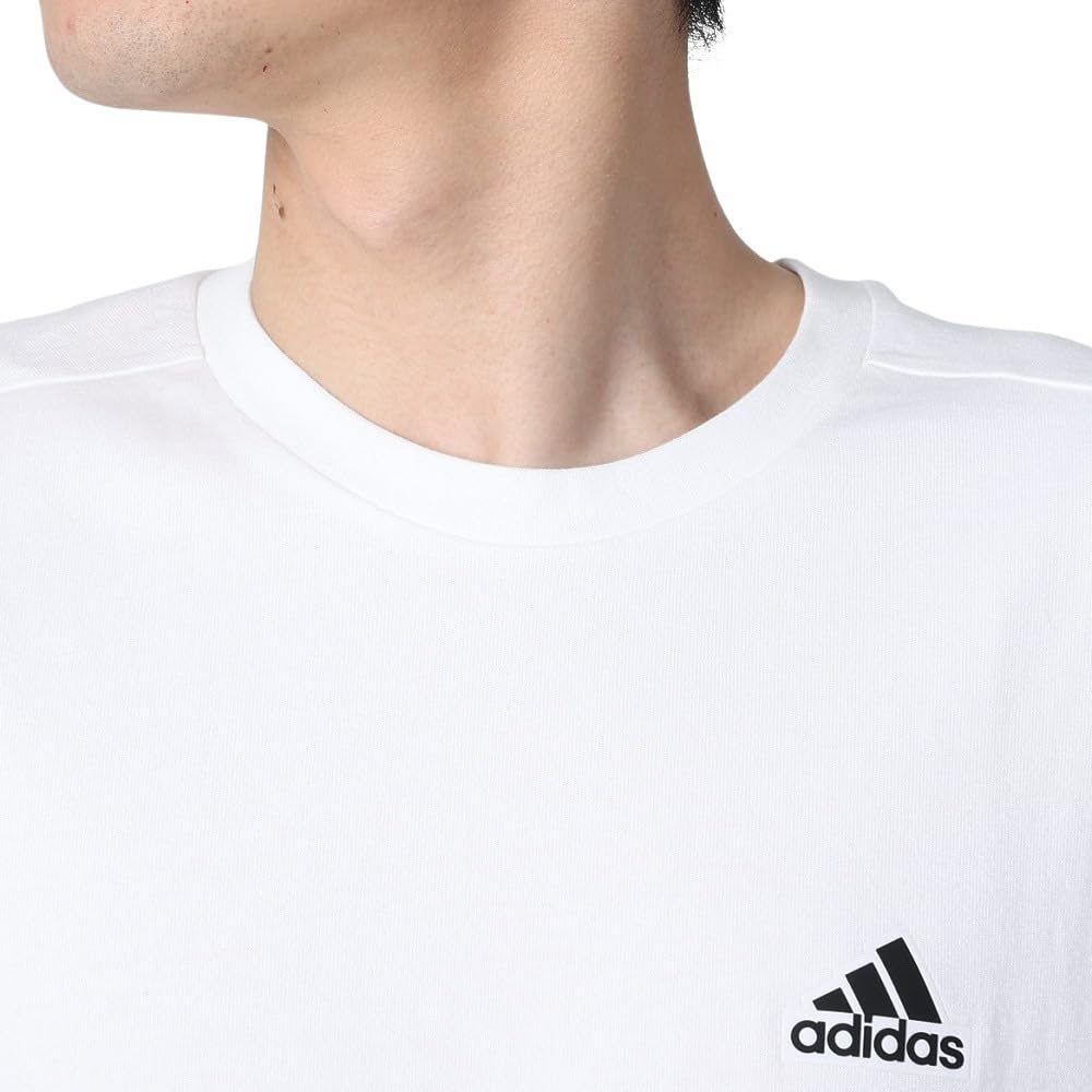 Adidas Short Sleeve Word White Size L Men's T-Shirt, JSY30, (IM8769),