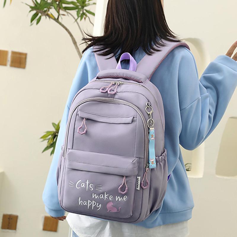 Kinder-Schultasche, neuer süßer Schulrucksack für Mädchen, Kinder, Kawaii-Büchertasche, Grundschüler, Geschenk, großer Rucksack