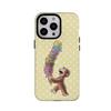 Luxury Clmj Cute Monkey Curious George Phone Case for iPhone 17 16 15 14 13 12 11 X XS Air Pro Max Plus Double-layer Back Cover