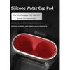 Car Water Cup Holder For Mini Cooper F65 F66 F67 2025 Fuel Version Center Console Silicone Organizer Insert Storage Box