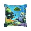 M-marshmello Singer Square Double-Sided printed Pillow Case Bedroom Bedside Pillow Sofa Cushion Cover