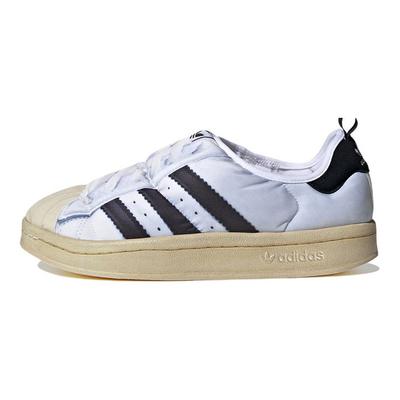 Puffylette Superstar Sneakers Unisex Białe Obuwie-Białe Rdzeń-Czarne HP6697