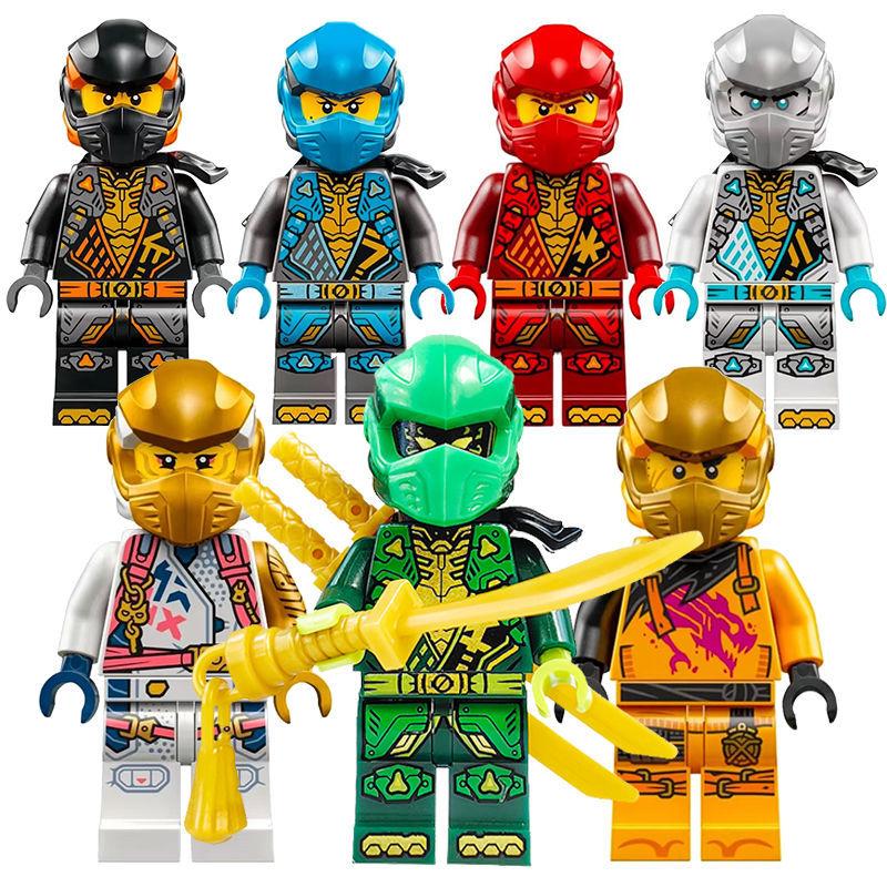 Ninja Hero Police Firefighter Minifigure Building Blocks Set, City World Educational Puzzle Bricks Toy for Boys Girls