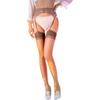 Sexy suspenders integrated socks free-of-charge stockings ultra-thin anti-hook silk hollow silky smooth toe transparent open socks