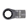 Tone Flex Ratchet Open End 17mm Plated HP3RM-17F Socket, 9.5mm (3/8") Drive, Width,