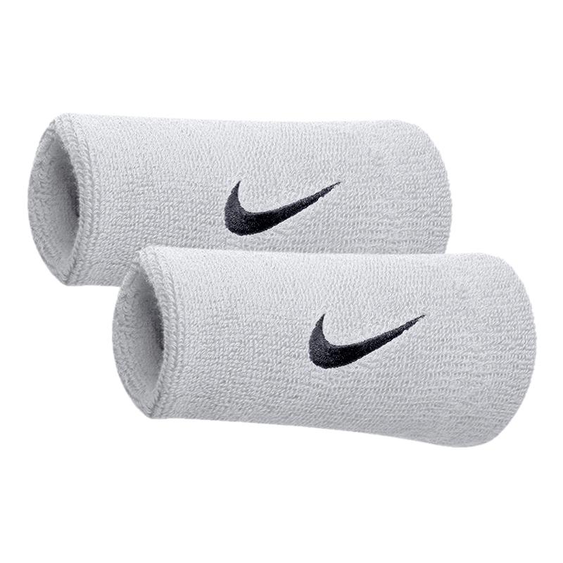 Nike Swoosh Sports Long Wrist Brace Breathable Protective Black White AC2287-639