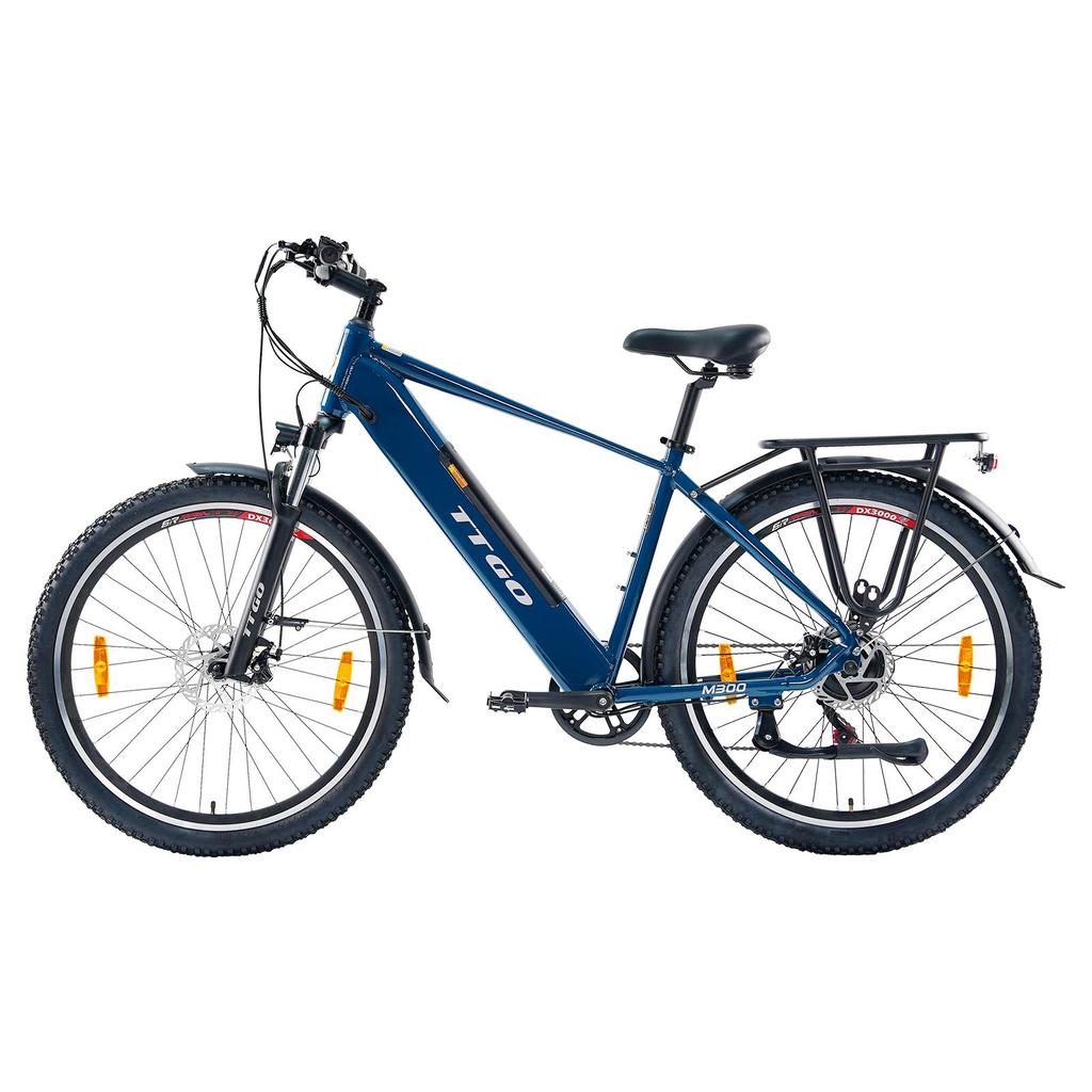 Elektrokolo TTGO M300 27,5" Pneumatiky 250W Motor 36V20Ah Baterie 25km/h Maximální Rychlost 100km Maximální Dojezd Senzor Točivého Momentu Shimano 7 Rychlostí