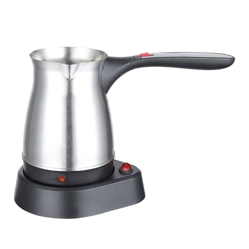 

Электрическая кофеварка-чайник большой емкости из нержавеющей стали в турецком стиле, складная ручка и защита безопасности