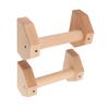 2pcs Wooden Push Up Handles Anti Slip Pushup Bar Handstand Parallettes Bars for Indoor Outdoor 30cm   11.8in