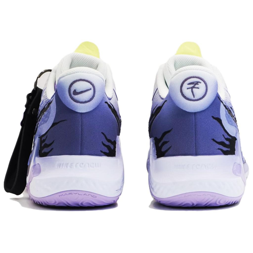 Nike KD Trey 5 IX Slip Resistant Abrasion Resistant Mid top Vintage Basketball Shoes Unisex Purple DJ6922-100(Team197-)