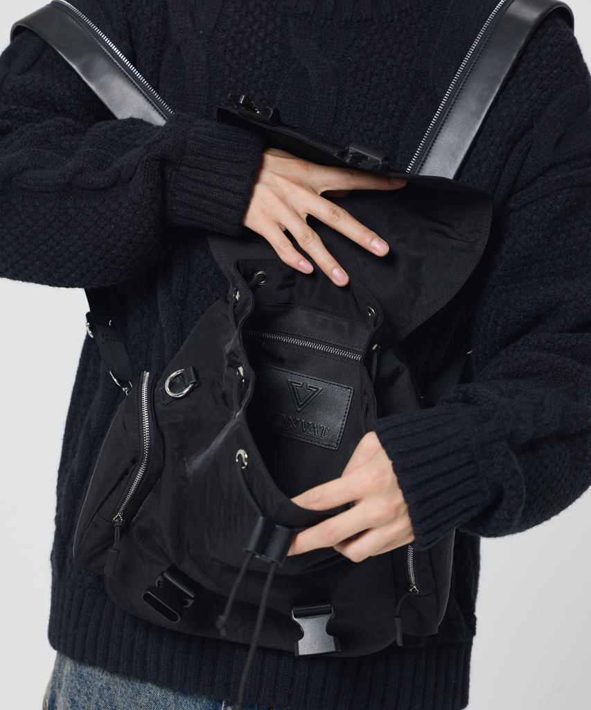 Vonvat Ethereal Nylon Backpack (Black)