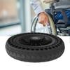 2pcs TPE Rubber Wheelchair Front Casters Anti Slip Solid Rubber Wheels  Electric Wheelchair
