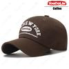 Retro Letter Embroidery Soft Top Baseball Cap Korean Trendy Duckbill Cap Outdoor Sun Protection Hat