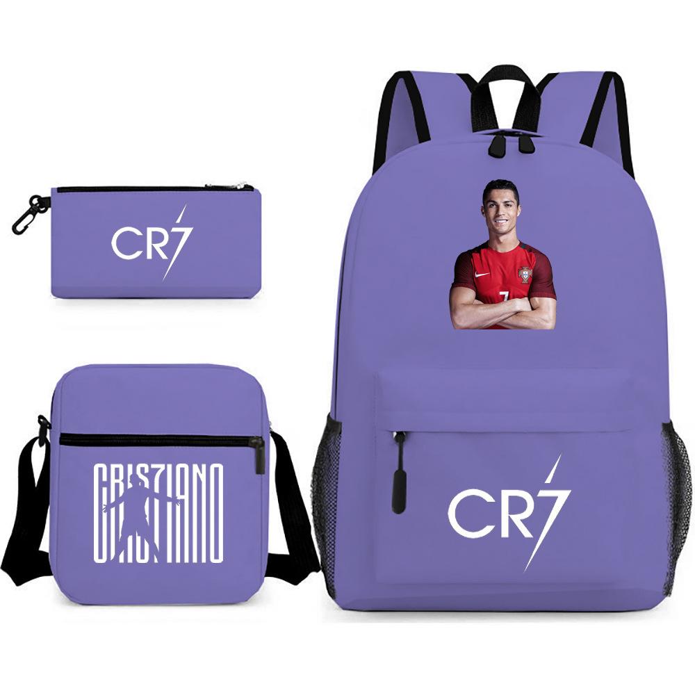 Stitc Cartoon Full Print Backpack Student Bag Pencil Case Two-Piece Set Children'S Backpack