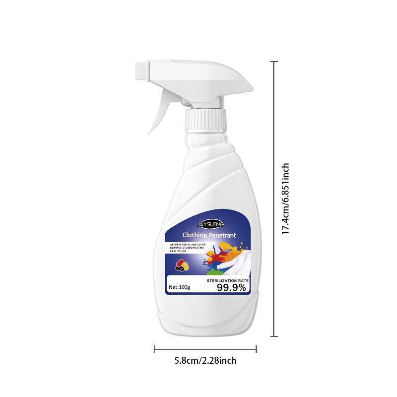 Clothes Stain Remover Strong Oil Stain Yellow Removal Dust Bleached Decontamination Multi-Effect Whiten Brighten Laundry Spray