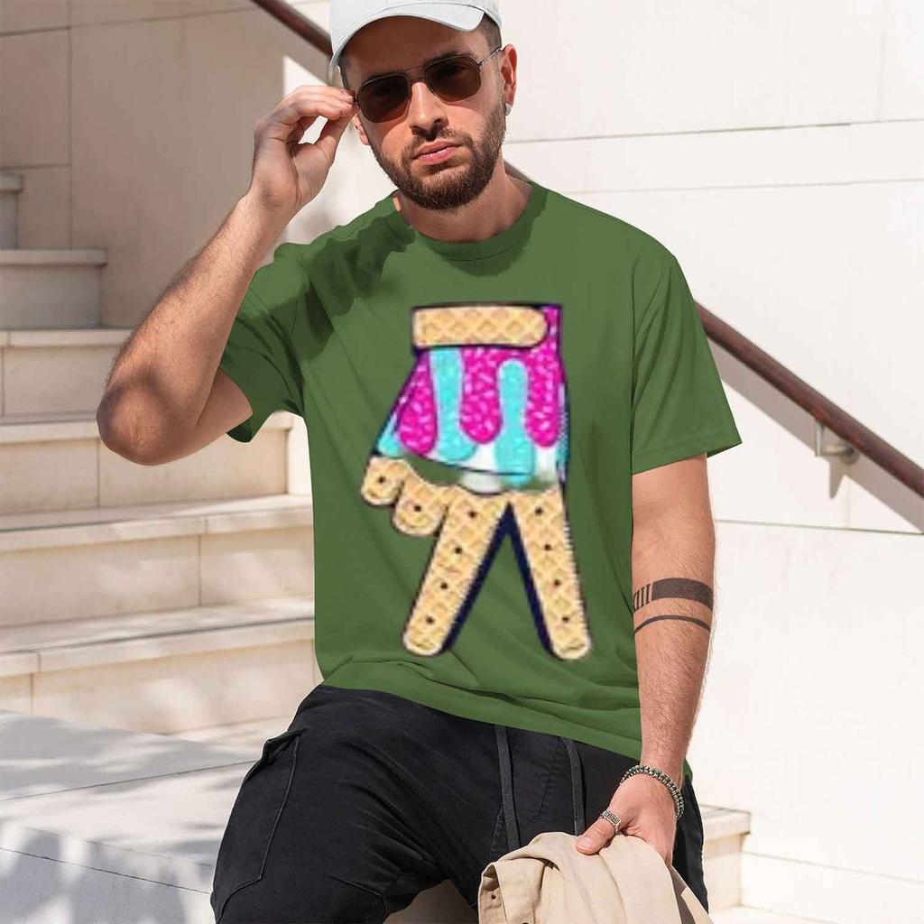 2026 Baseball Ice Cream Graphic Tee Y2k Sport Print For Game Day Sports Lovers Short Sleeve Tshirt