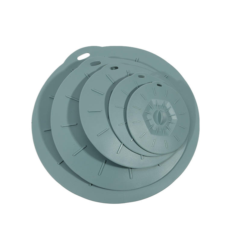 5pcs Silicone Microwave Safe Bowl Covers Food Freshener Wrap Pan Lid Stopper Kitchen Cooking Tools Eco-Friendly Food Storage