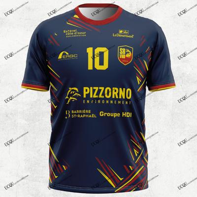 Saint-Raphaël Var Handball 2026-27 Novinka Francie 3D Tištěné Handballové Dresové Tričko pro Dospělé DĚTI Unisex Hráčský KIT Speciální