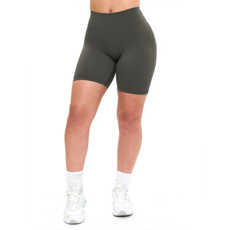 New kinks show chest gathering underwear yoga suit fitness sports shorts Pilates quick-drying two-piece set