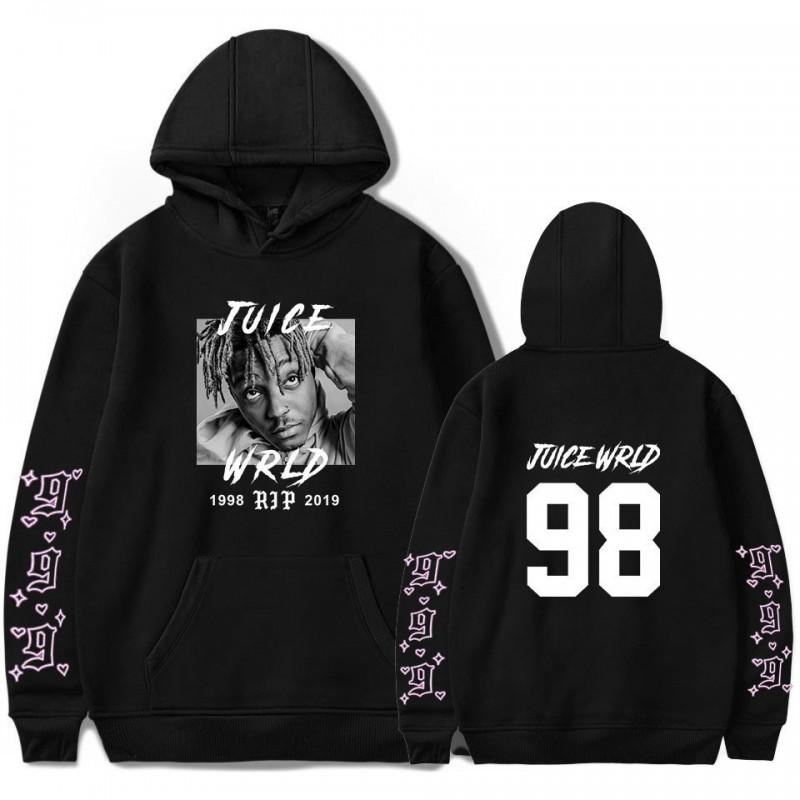 Juice WRLD Inspired Hoodie Men Women Oversized Streetwear Sweatshirt With Graphic Print Casual Pullover